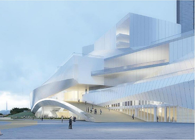 廣東美術館、廣東非物質文化遺產展示中心、廣東文學館“三館合一”（